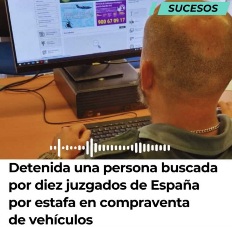 Detenido un Estafador en Huelva Buscado por Diez Juzgados de España